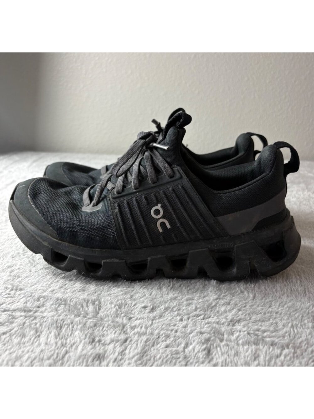 On Running Cloudswift Youth 6.5 Shoes Black Eclipse